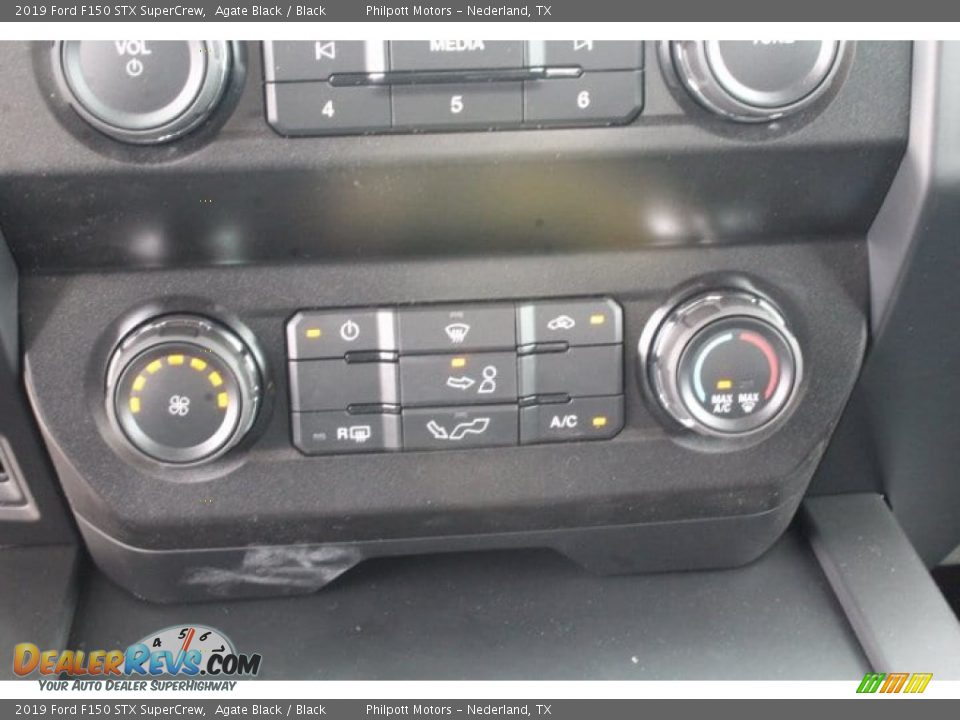 2019 Ford F150 STX SuperCrew Agate Black / Black Photo #12