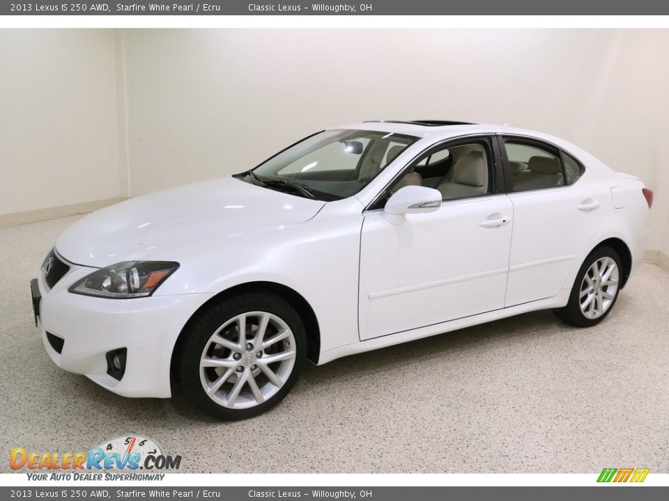 2013 Lexus IS 250 AWD Starfire White Pearl / Ecru Photo #3