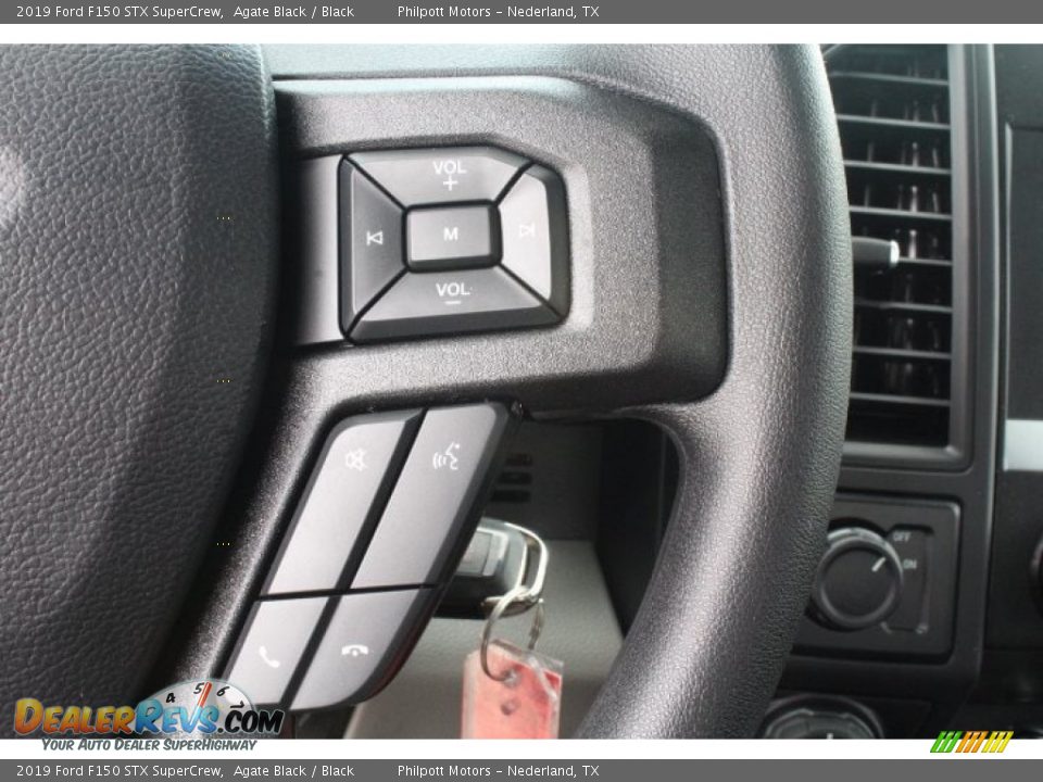 2019 Ford F150 STX SuperCrew Agate Black / Black Photo #15