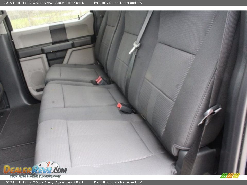 2019 Ford F150 STX SuperCrew Agate Black / Black Photo #17