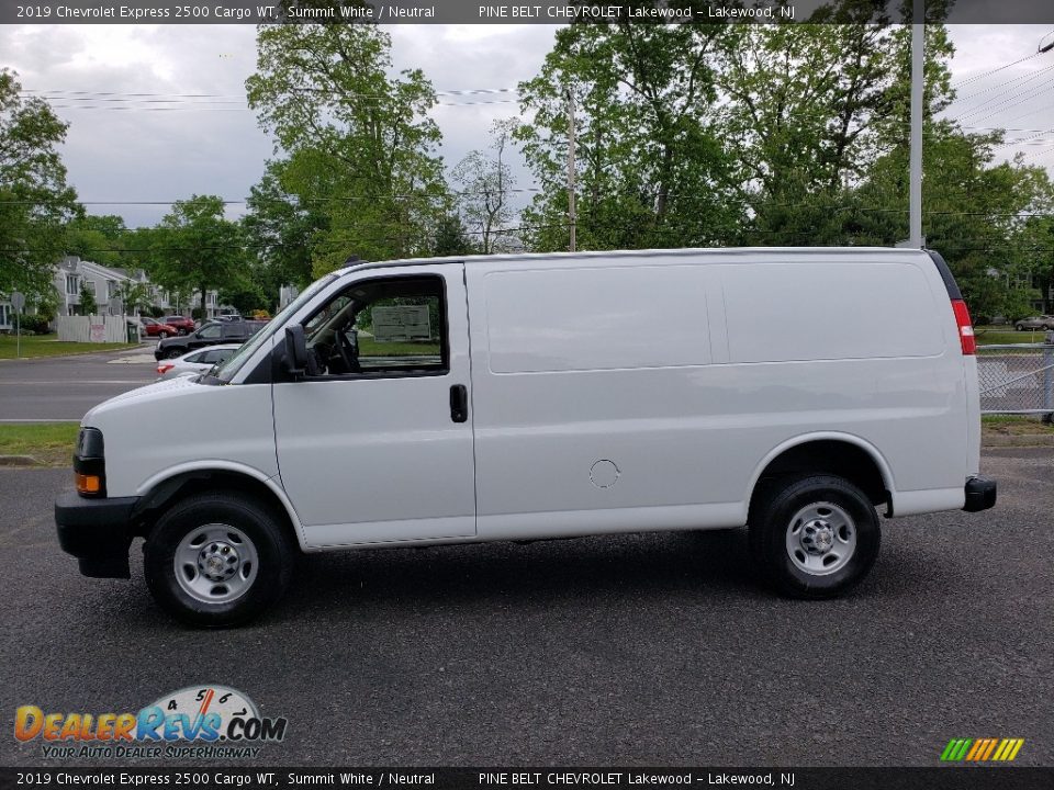 2019 Chevrolet Express 2500 Cargo WT Summit White / Neutral Photo #3