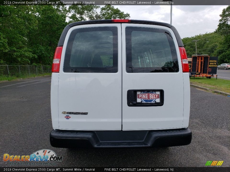 2019 Chevrolet Express 2500 Cargo WT Summit White / Neutral Photo #5