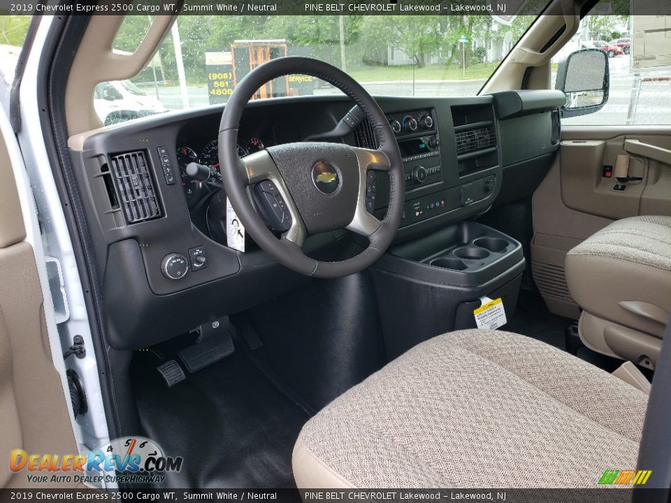 2019 Chevrolet Express 2500 Cargo WT Summit White / Neutral Photo #7