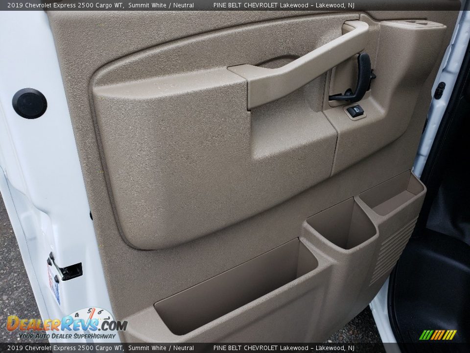 2019 Chevrolet Express 2500 Cargo WT Summit White / Neutral Photo #8