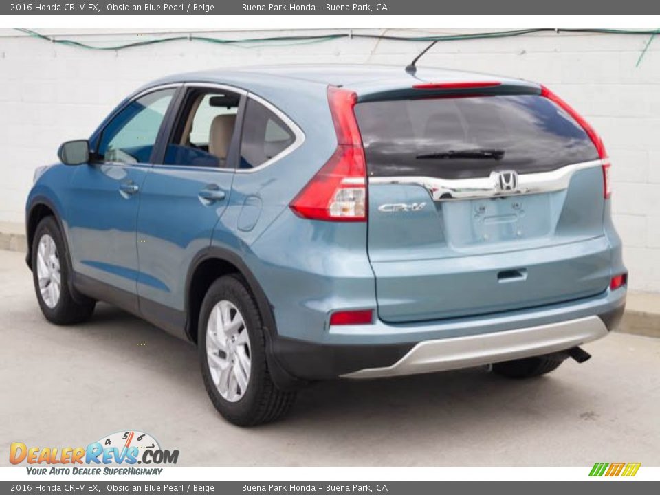 2016 Honda CR-V EX Obsidian Blue Pearl / Beige Photo #2