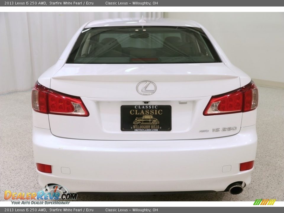 2013 Lexus IS 250 AWD Starfire White Pearl / Ecru Photo #24