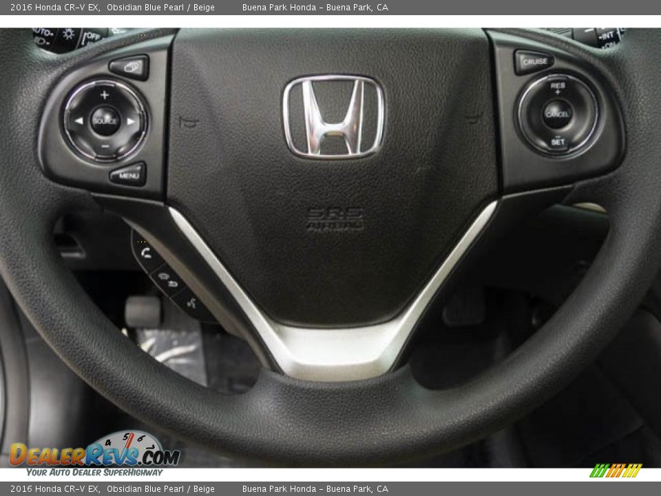 2016 Honda CR-V EX Obsidian Blue Pearl / Beige Photo #11