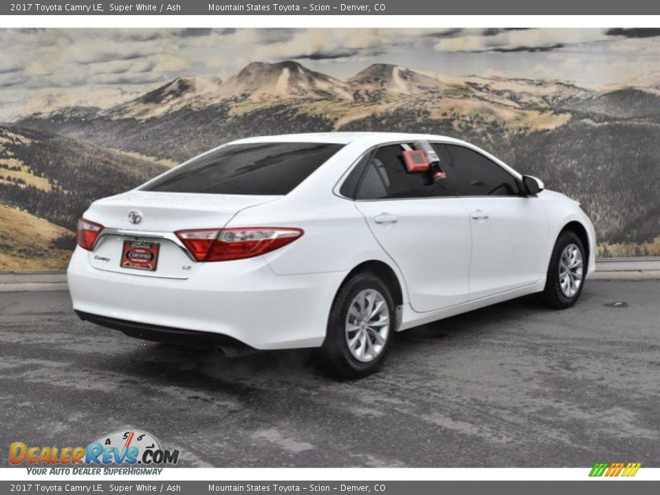 2017 Toyota Camry LE Super White / Ash Photo #3