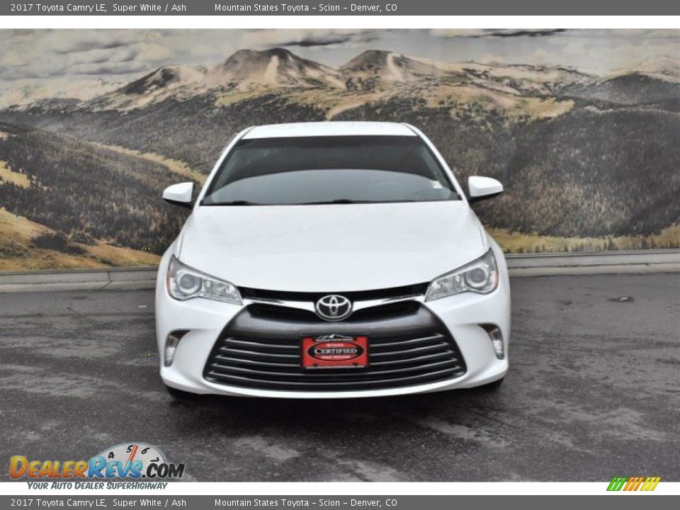 2017 Toyota Camry LE Super White / Ash Photo #4