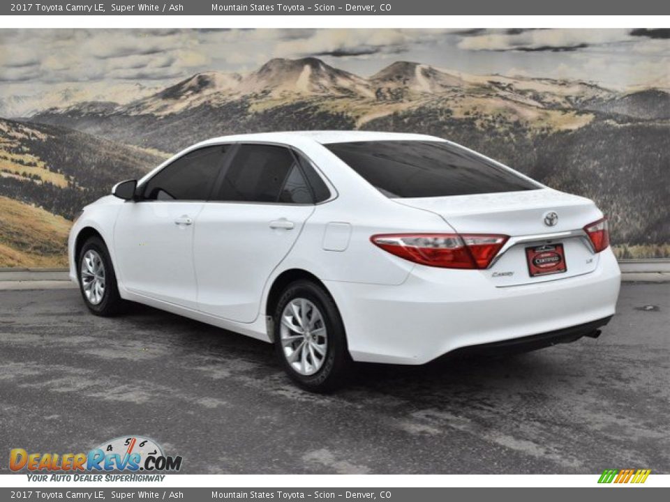 2017 Toyota Camry LE Super White / Ash Photo #7