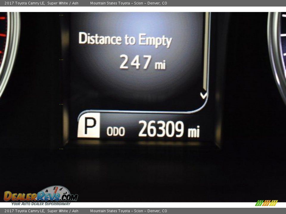 2017 Toyota Camry LE Super White / Ash Photo #29