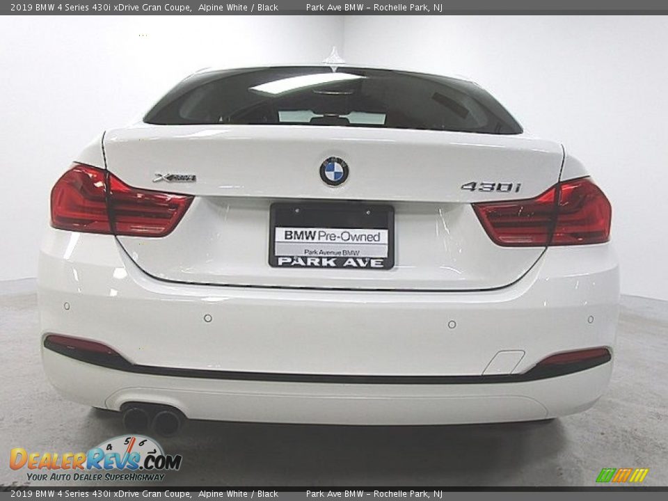 2019 BMW 4 Series 430i xDrive Gran Coupe Alpine White / Black Photo #3