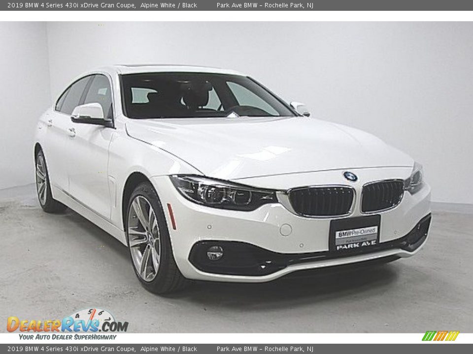 2019 BMW 4 Series 430i xDrive Gran Coupe Alpine White / Black Photo #5