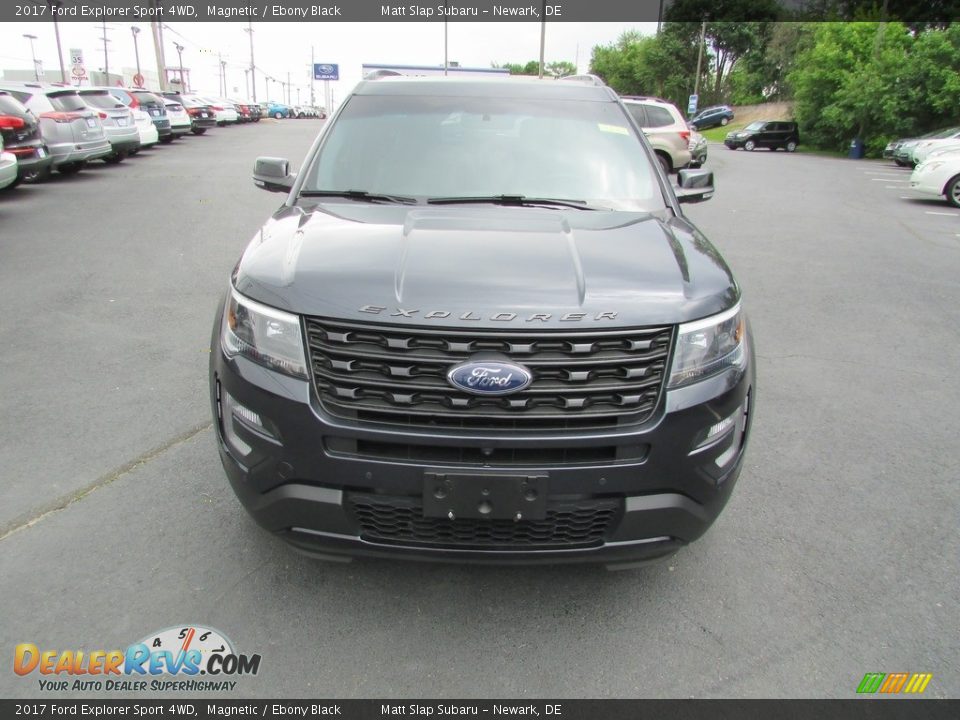 2017 Ford Explorer Sport 4WD Magnetic / Ebony Black Photo #3