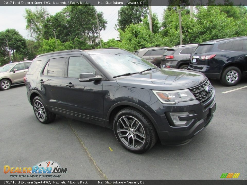 2017 Ford Explorer Sport 4WD Magnetic / Ebony Black Photo #4