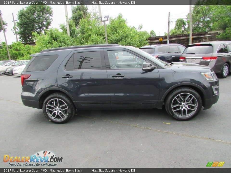 2017 Ford Explorer Sport 4WD Magnetic / Ebony Black Photo #5