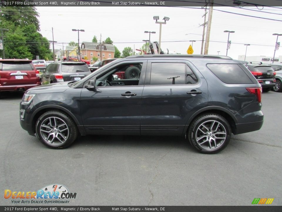 2017 Ford Explorer Sport 4WD Magnetic / Ebony Black Photo #9