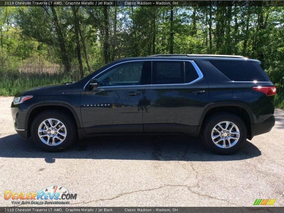 2019 Chevrolet Traverse LT AWD Graphite Metallic / Jet Black Photo #3