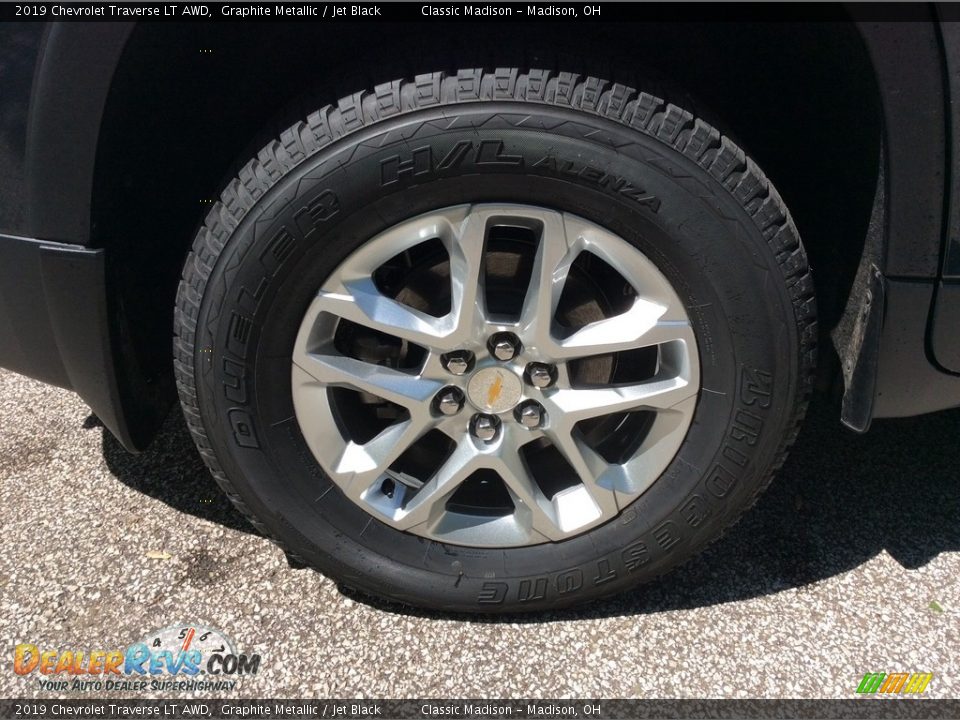 2019 Chevrolet Traverse LT AWD Graphite Metallic / Jet Black Photo #7