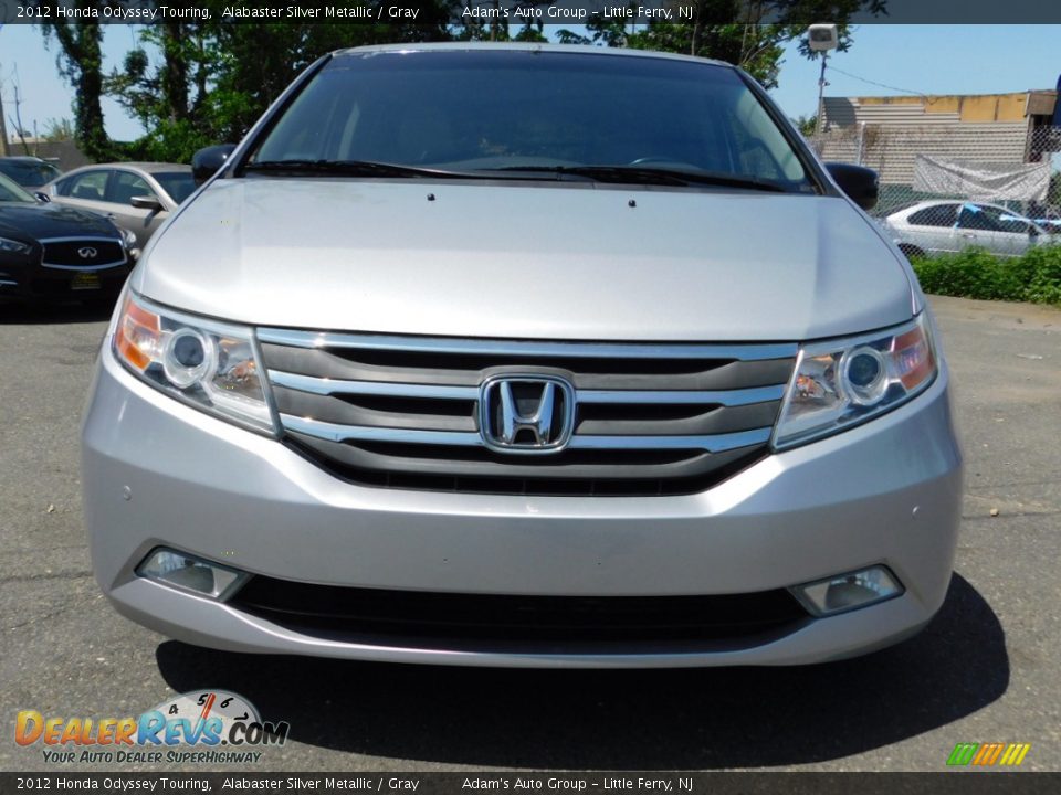 2012 Honda Odyssey Touring Alabaster Silver Metallic / Gray Photo #2