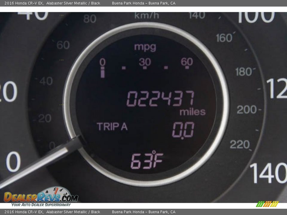 2016 Honda CR-V EX Alabaster Silver Metallic / Black Photo #6