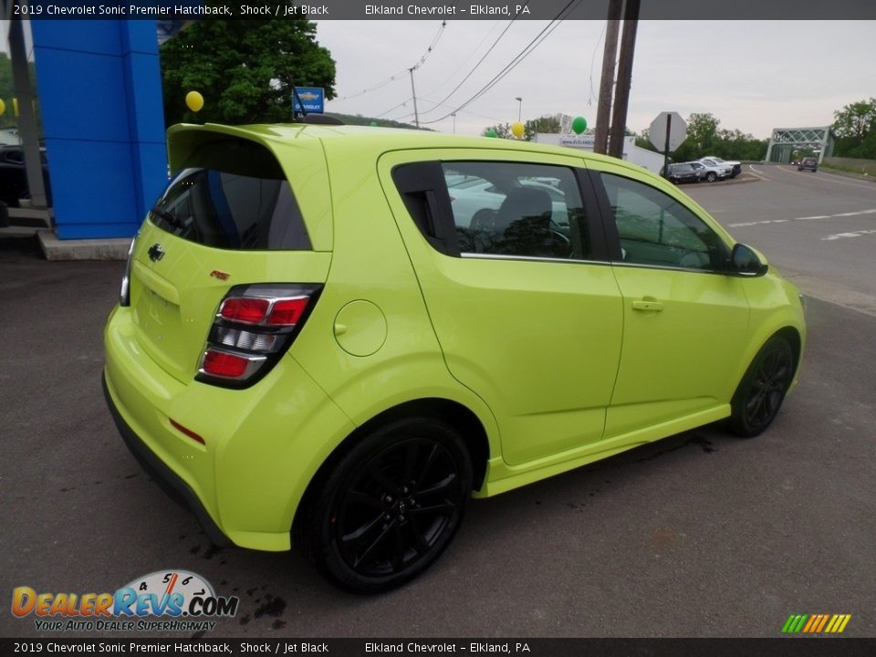 2019 Chevrolet Sonic Premier Hatchback Shock / Jet Black Photo #7