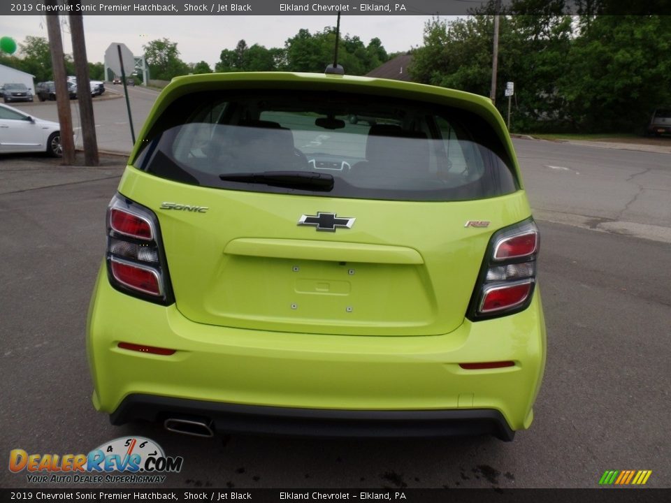 2019 Chevrolet Sonic Premier Hatchback Shock / Jet Black Photo #8