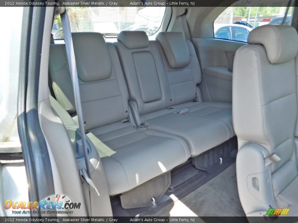 2012 Honda Odyssey Touring Alabaster Silver Metallic / Gray Photo #22