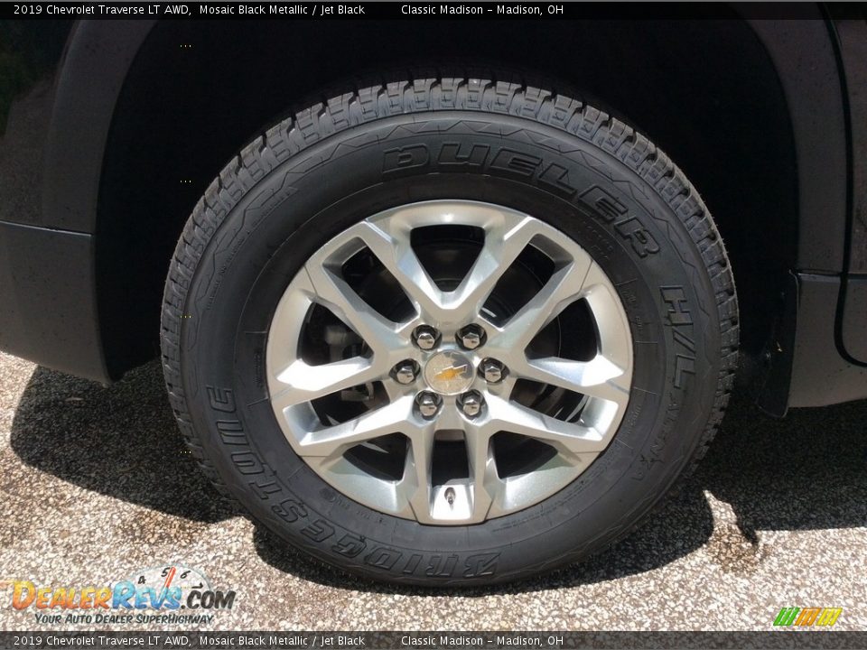 2019 Chevrolet Traverse LT AWD Mosaic Black Metallic / Jet Black Photo #7