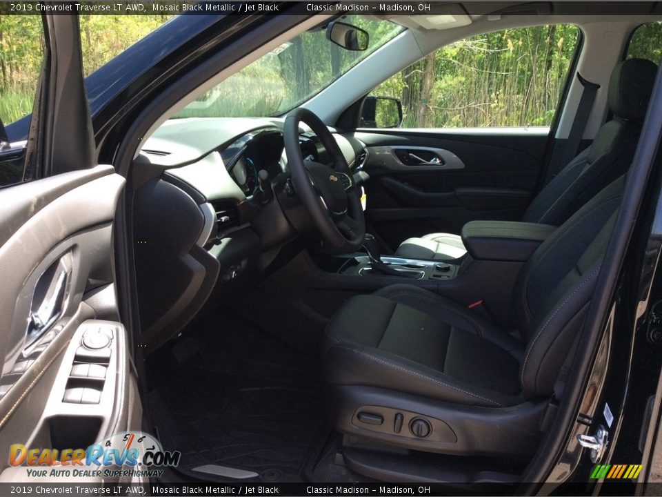 2019 Chevrolet Traverse LT AWD Mosaic Black Metallic / Jet Black Photo #9