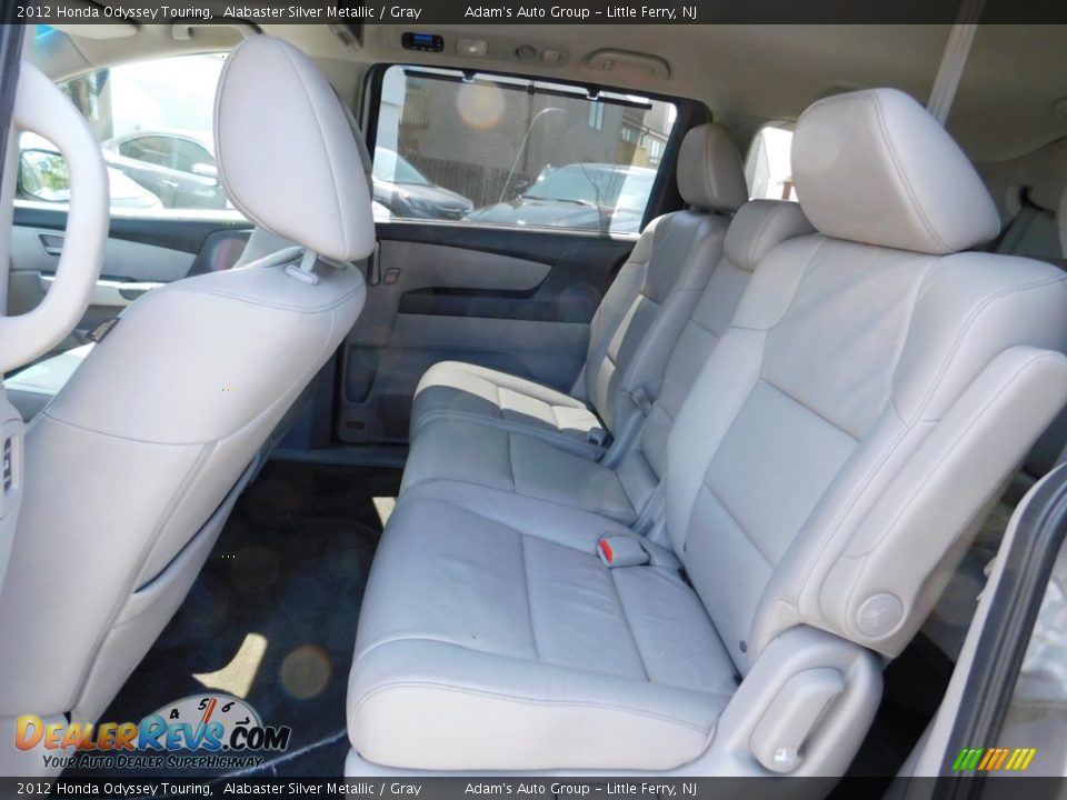 2012 Honda Odyssey Touring Alabaster Silver Metallic / Gray Photo #24