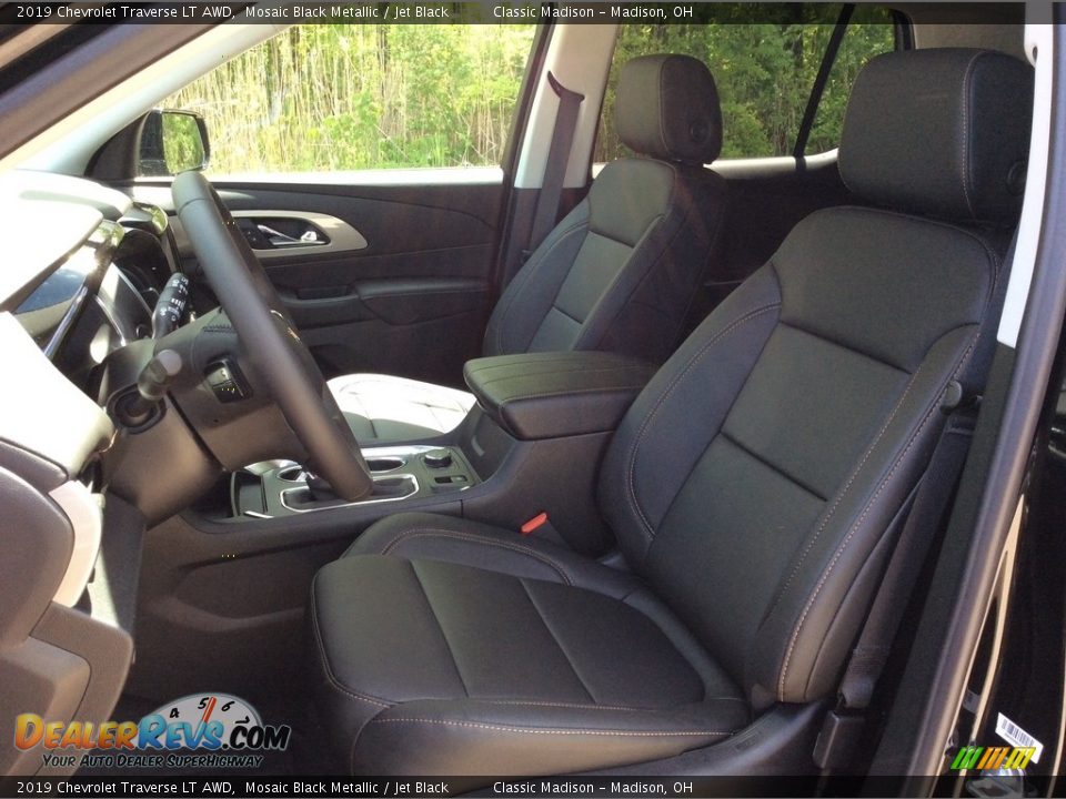 2019 Chevrolet Traverse LT AWD Mosaic Black Metallic / Jet Black Photo #10