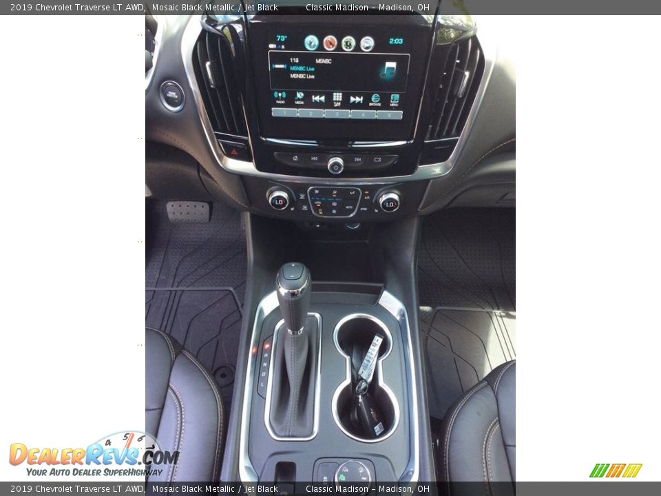 2019 Chevrolet Traverse LT AWD Mosaic Black Metallic / Jet Black Photo #13