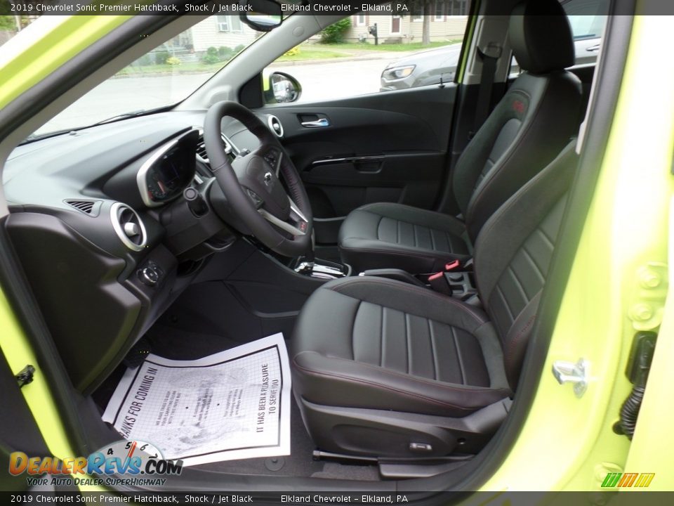 Jet Black Interior - 2019 Chevrolet Sonic Premier Hatchback Photo #17