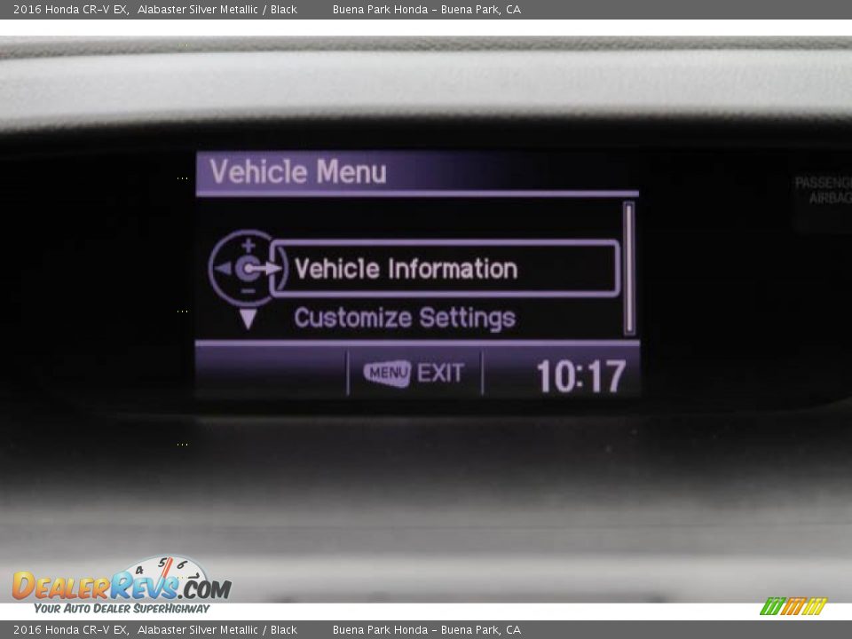 2016 Honda CR-V EX Alabaster Silver Metallic / Black Photo #22