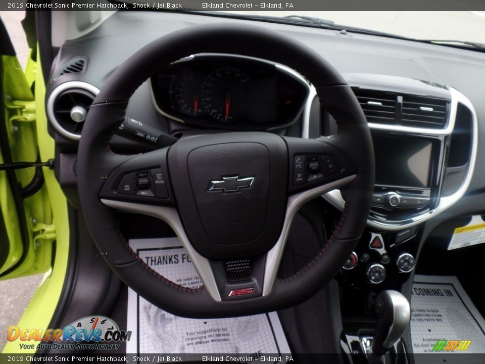 2019 Chevrolet Sonic Premier Hatchback Steering Wheel Photo #20