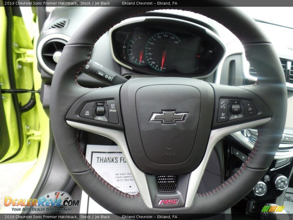 2019 Chevrolet Sonic Premier Hatchback Steering Wheel Photo #21