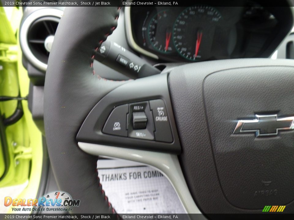 2019 Chevrolet Sonic Premier Hatchback Steering Wheel Photo #23