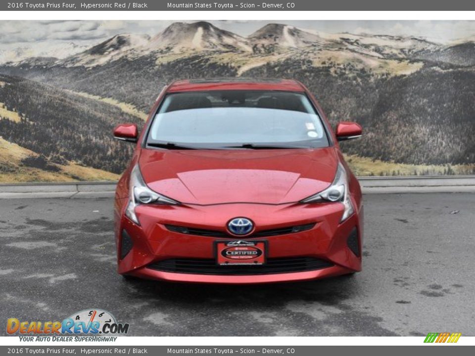 2016 Toyota Prius Four Hypersonic Red / Black Photo #4