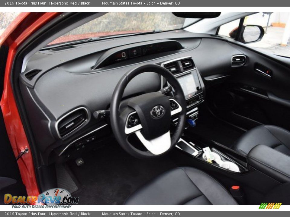 2016 Toyota Prius Four Hypersonic Red / Black Photo #10
