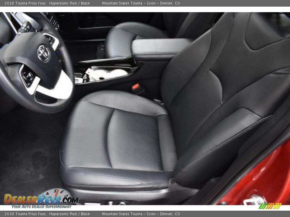 2016 Toyota Prius Four Hypersonic Red / Black Photo #11