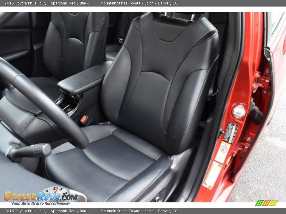 2016 Toyota Prius Four Hypersonic Red / Black Photo #12