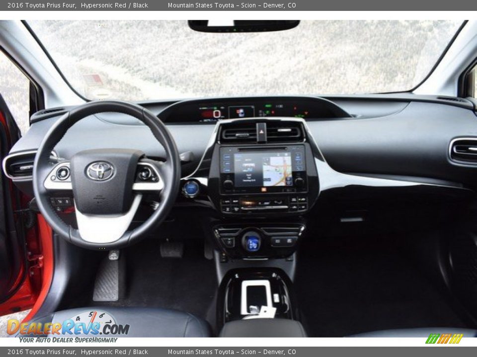 2016 Toyota Prius Four Hypersonic Red / Black Photo #13