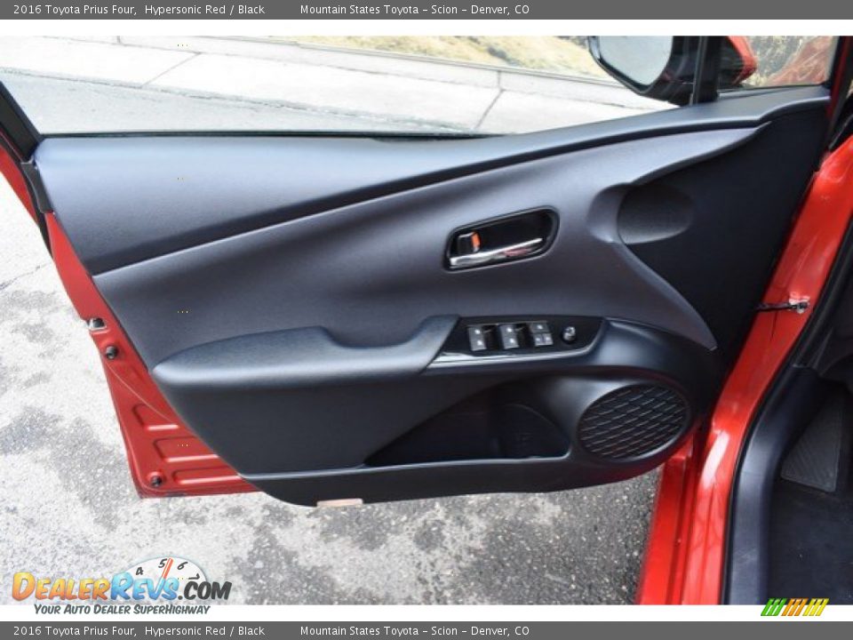 2016 Toyota Prius Four Hypersonic Red / Black Photo #25