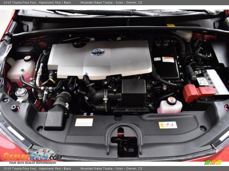 2016 Toyota Prius Four Hypersonic Red / Black Photo #28