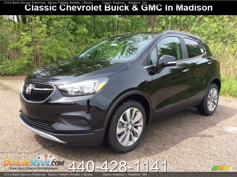 2019 Buick Encore Preferred Ebony Twilight Metallic / Ebony Photo #1