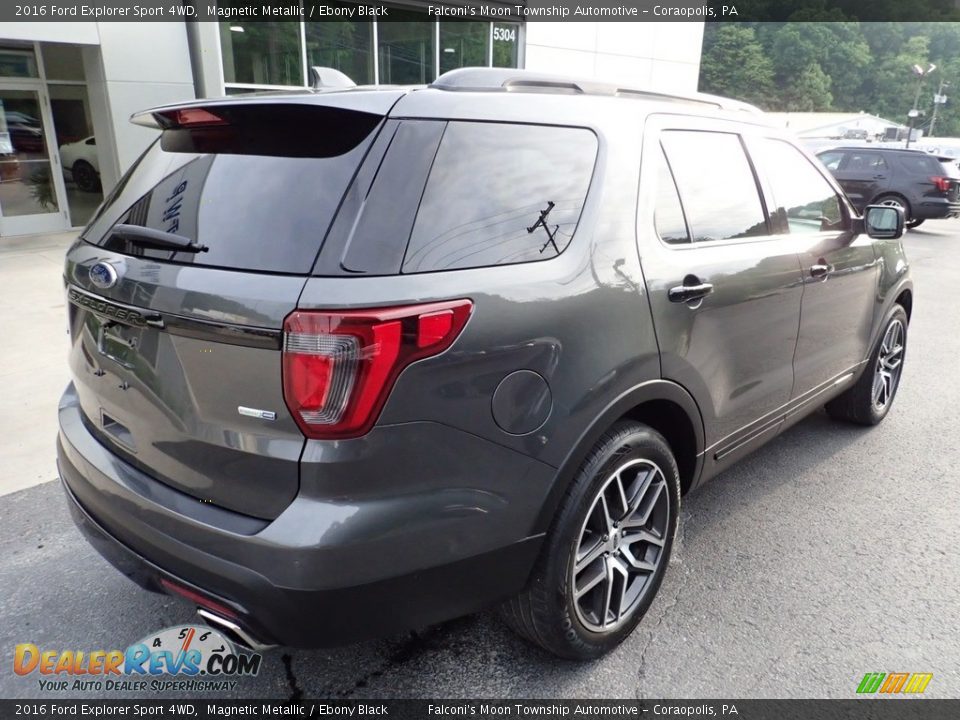 2016 Ford Explorer Sport 4WD Magnetic Metallic / Ebony Black Photo #2