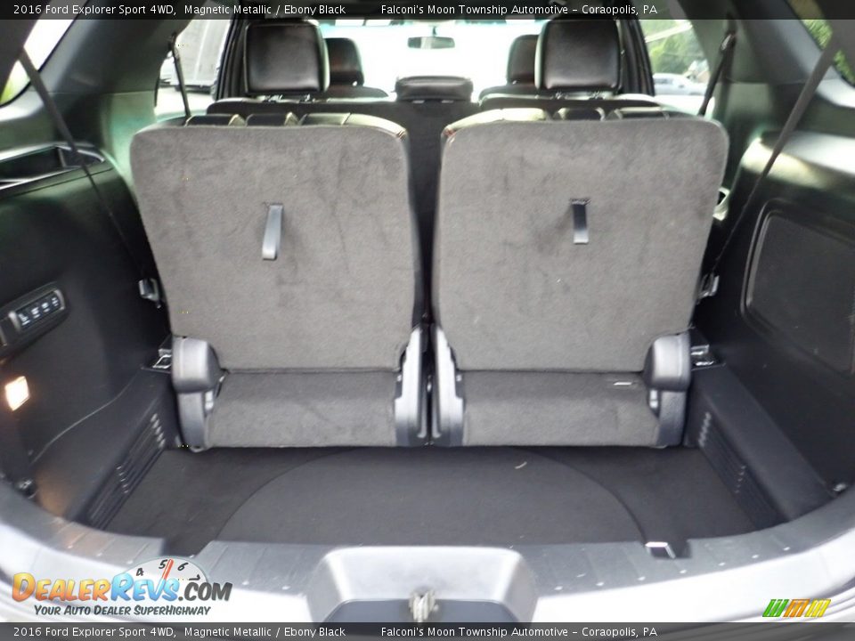 2016 Ford Explorer Sport 4WD Magnetic Metallic / Ebony Black Photo #4