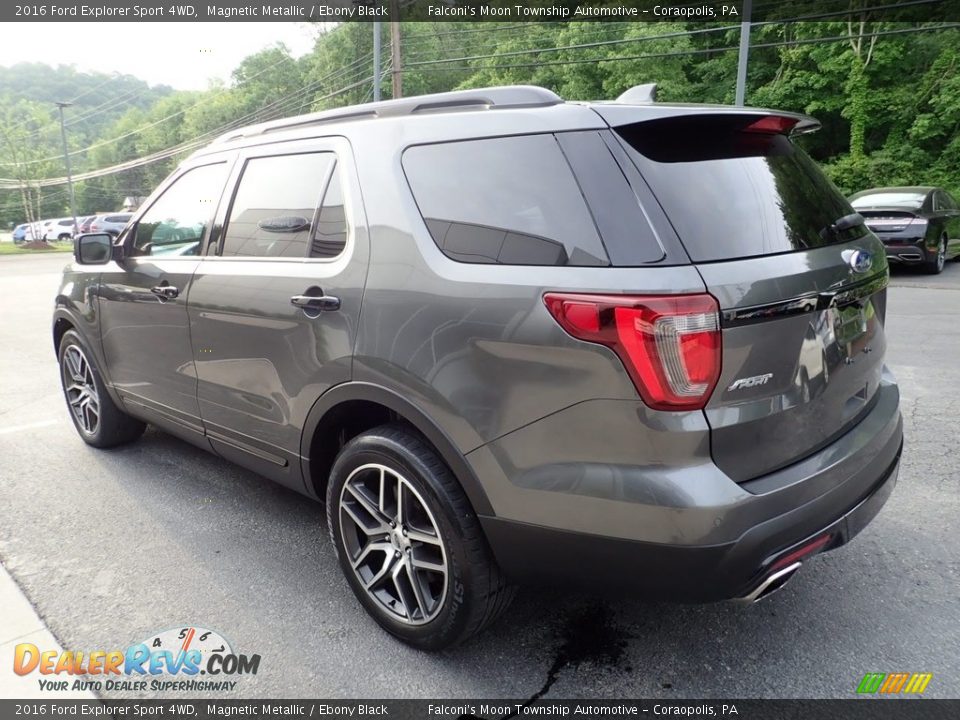 2016 Ford Explorer Sport 4WD Magnetic Metallic / Ebony Black Photo #5