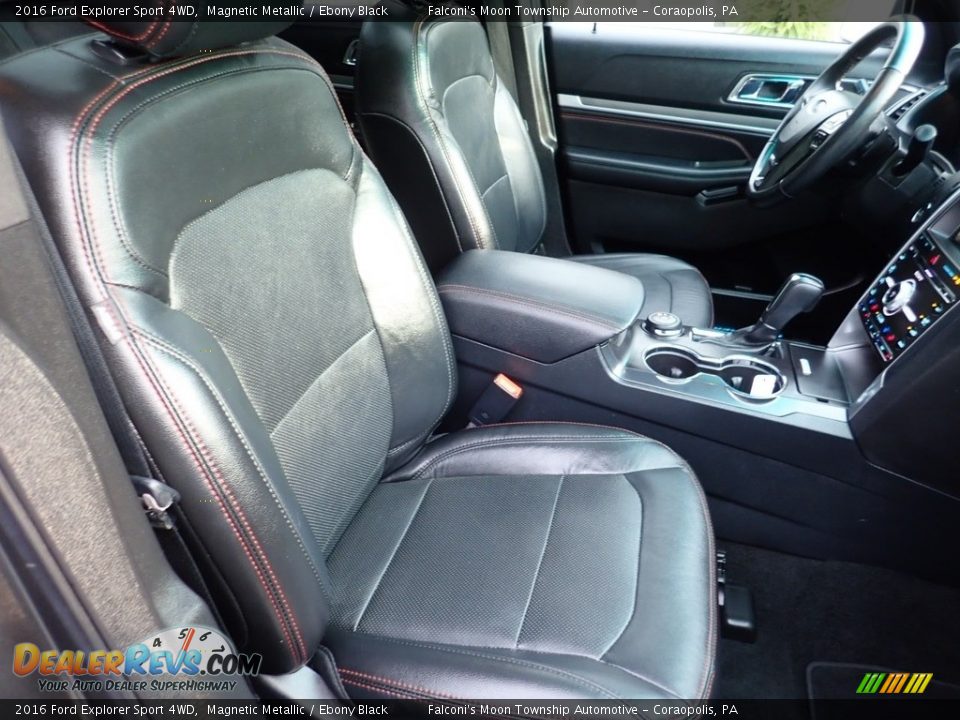 2016 Ford Explorer Sport 4WD Magnetic Metallic / Ebony Black Photo #11